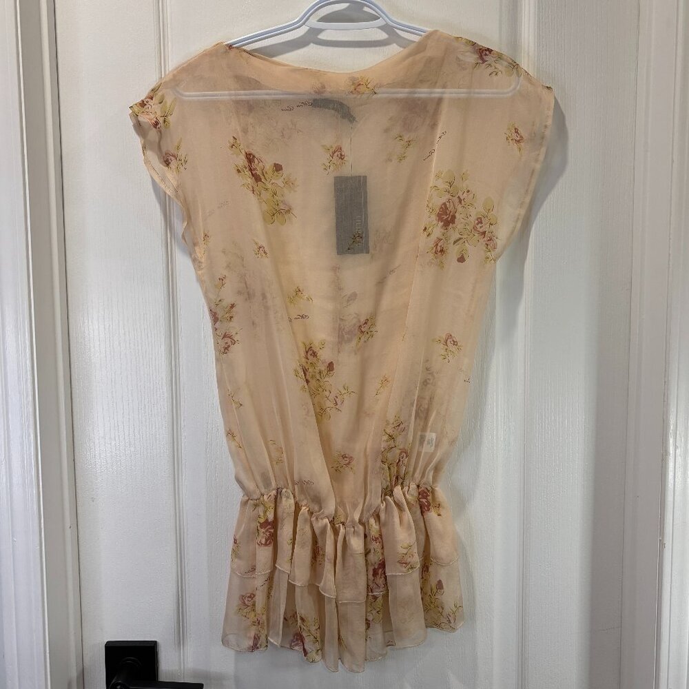 Lilibleu 100% Silk Sheer Blouse